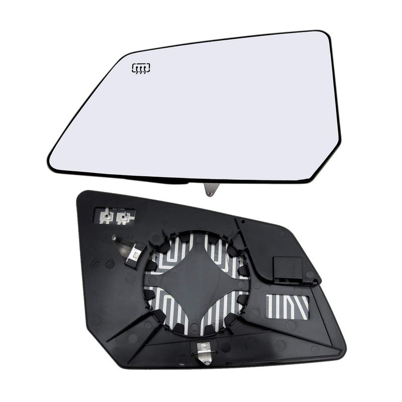 Rugged TUFF Driver Left Side Heated Mirror Glass Replacement For 2009-2016 Chevy Traverse, 2007-2017 GMC Acadia, 2007-2010 Saturn Outlook Mirrors with Backing Plate 15951926 - Image 4